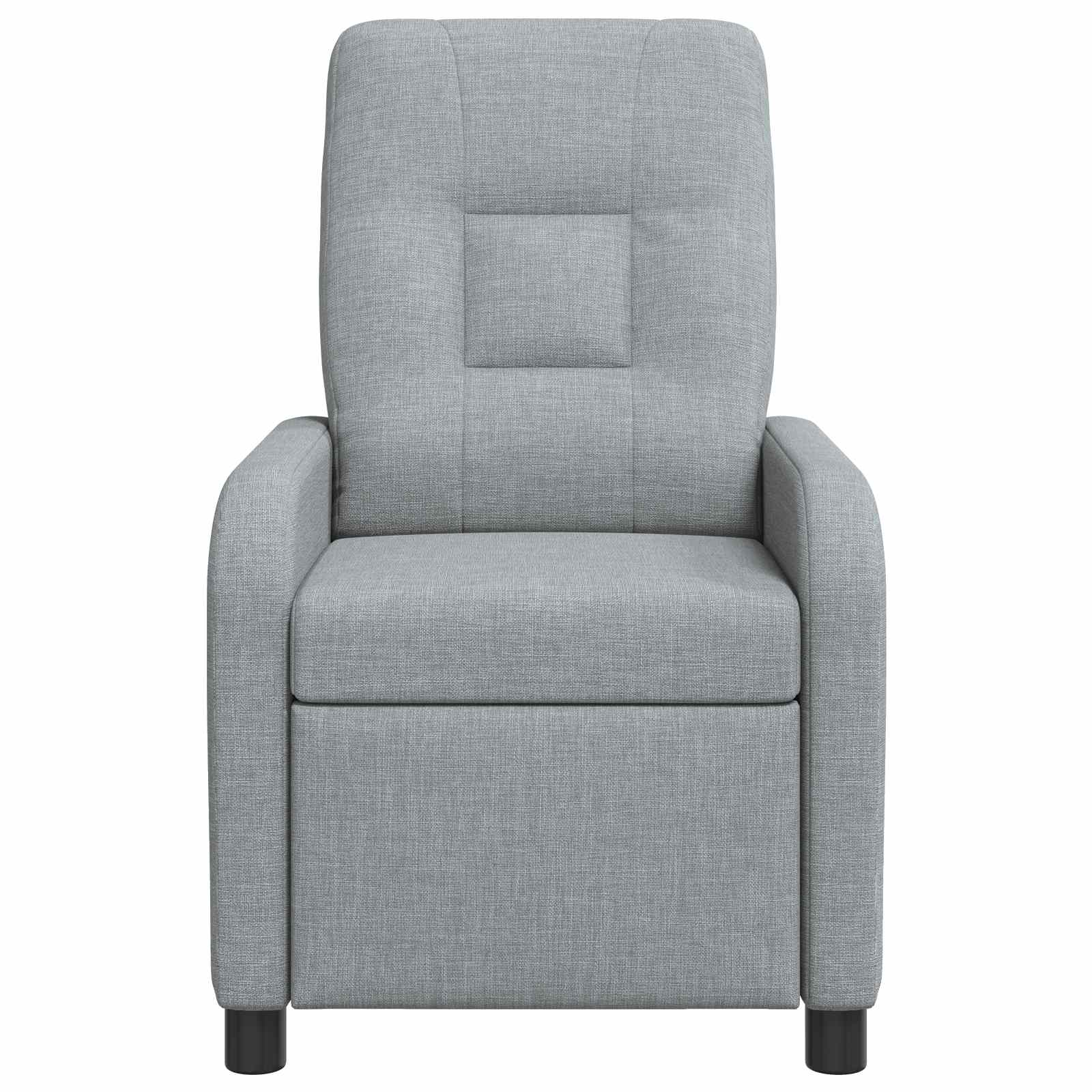 Relaxfauteuil Lichtgrijs Stof
