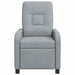Relaxfauteuil Lichtgrijs Stof