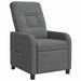 Relaxfauteuil Donkergrijs Stof