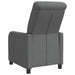 Relaxfauteuil Donkergrijs Stof