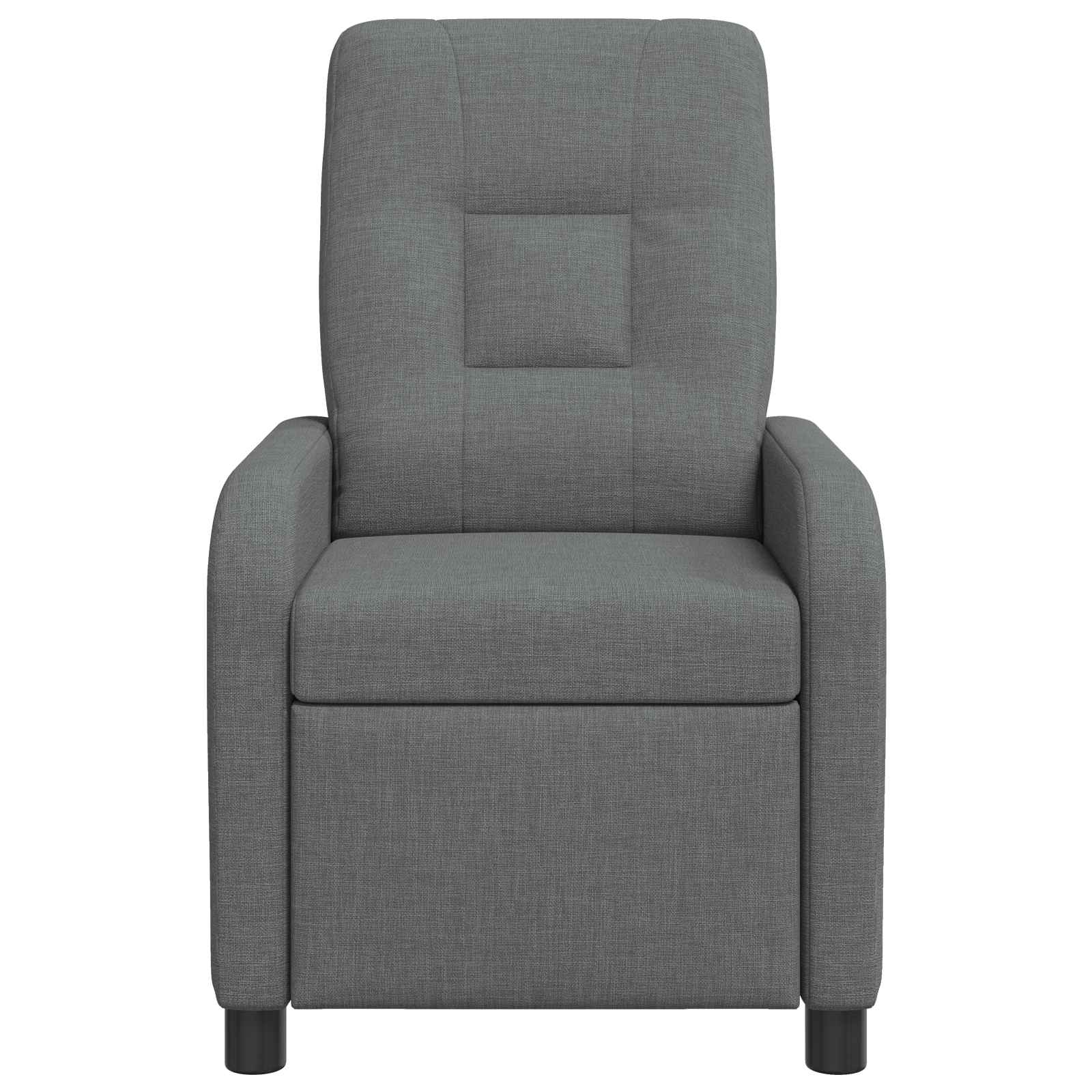 Relaxfauteuil Donkergrijs Stof