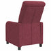 Relaxfauteuil Wijnrood Stof