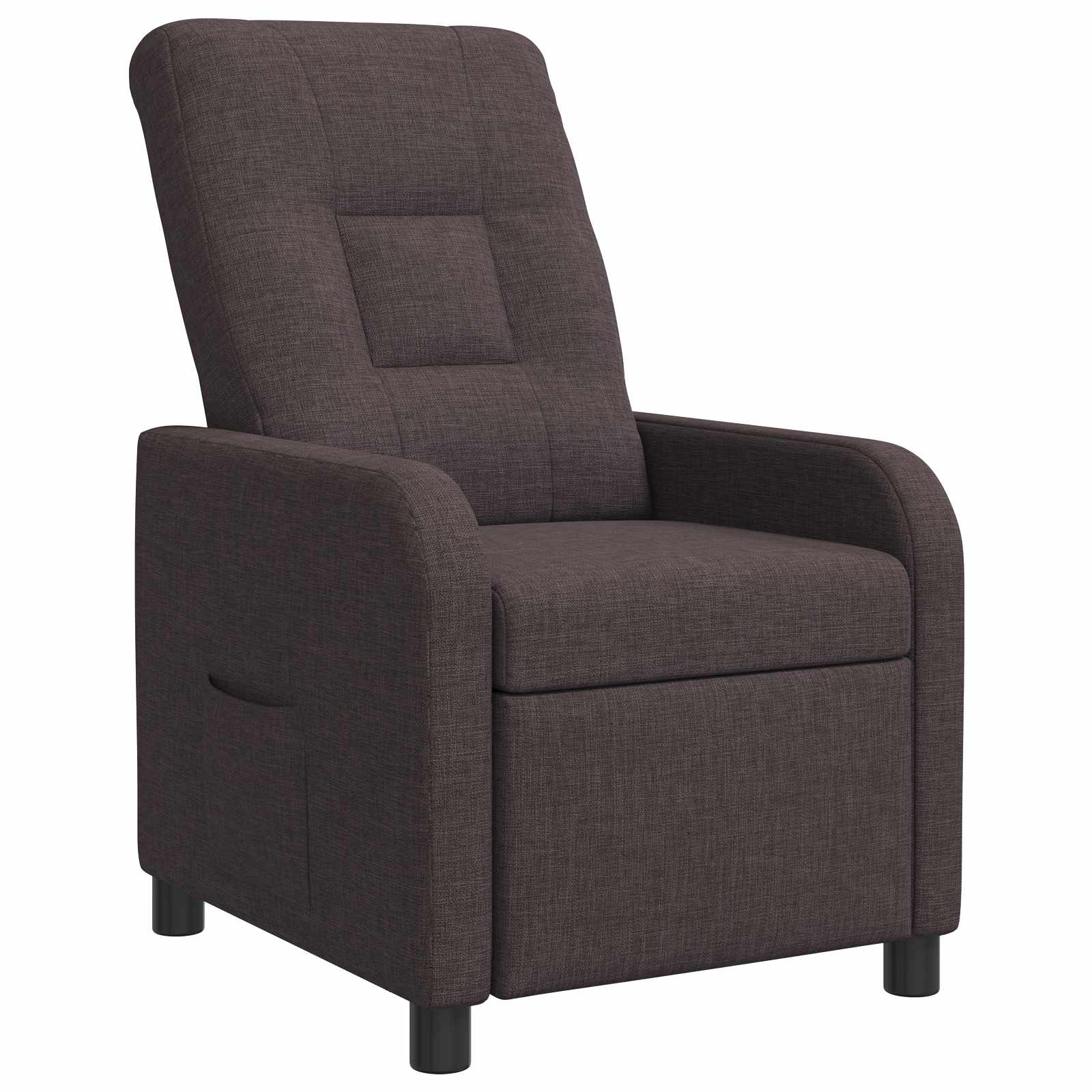 Relaxfauteuil Donkerbruin Stof