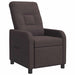 Relaxfauteuil Donkerbruin Stof