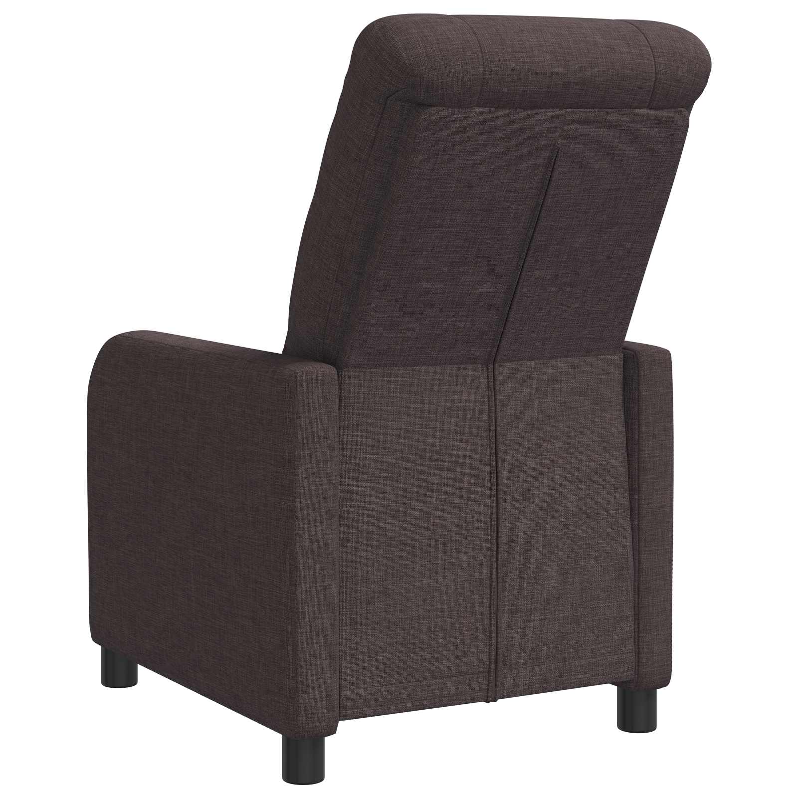 Relaxfauteuil Donkerbruin Stof