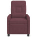 Relaxfauteuil Paars Stof