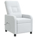 Massage Recliner Wit Stof