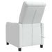 Massage Recliner Wit Stof