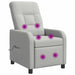 Massage Recliner Wolkengrijs Stof Wolkengrijze stof