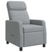 Relaxfauteuil Lichtgrijs Stof
