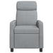 Relaxfauteuil Lichtgrijs Stof