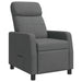 Relaxfauteuil Donkergrijs Stof