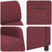 Relaxfauteuil Wijnrood Stof