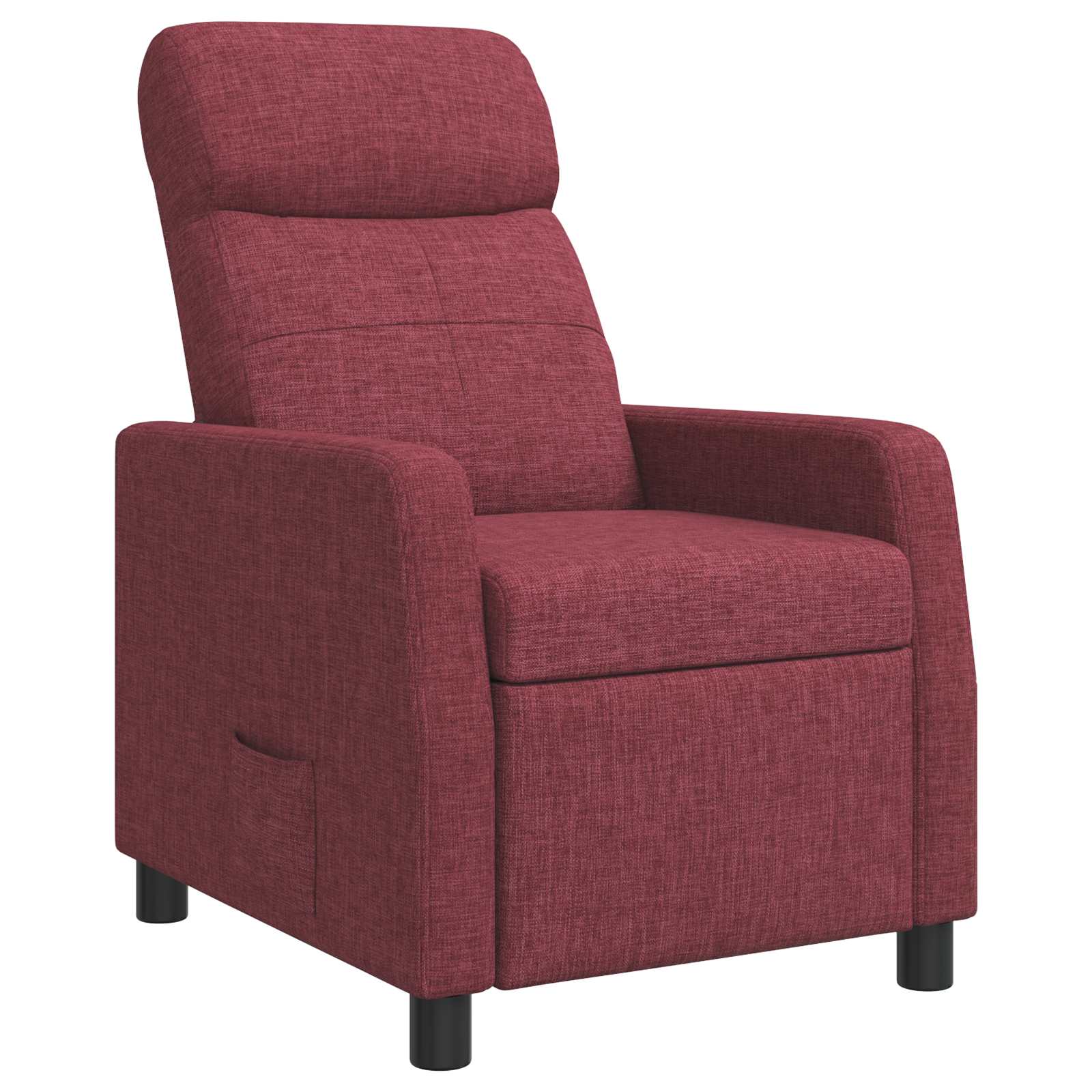 Relaxfauteuil Wijnrood Stof