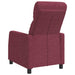 Relaxfauteuil Wijnrood Stof
