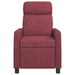 Relaxfauteuil Wijnrood Stof