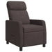 Relaxfauteuil Donkerbruin Stof