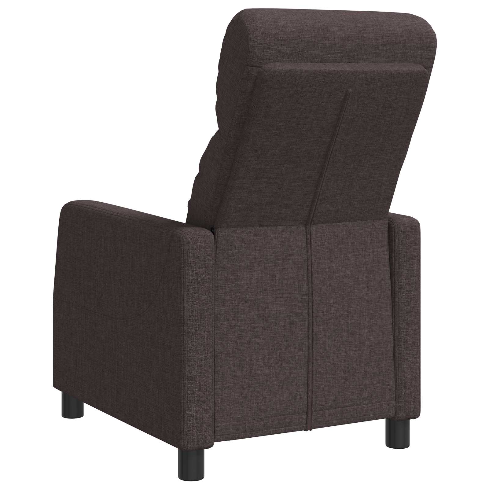 Relaxfauteuil Donkerbruin Stof