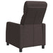 Relaxfauteuil Donkerbruin Stof