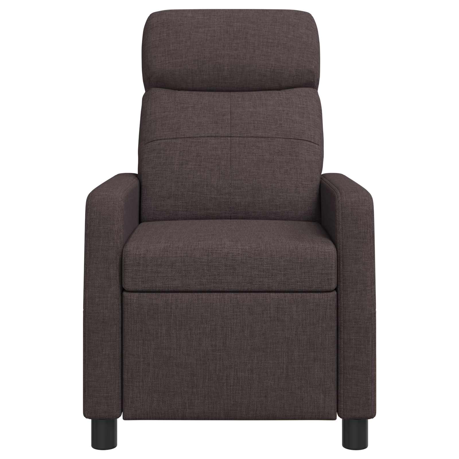 Relaxfauteuil Donkerbruin Stof