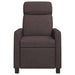 Relaxfauteuil Donkerbruin Stof