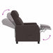 Relaxfauteuil Donkerbruin Stof