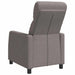 Relaxfauteuil Taupe Stof