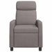 Relaxfauteuil Taupe Stof