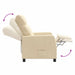 Massage Recliner Crèmekleurig Stof