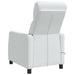 Massage Recliner Wit Stof