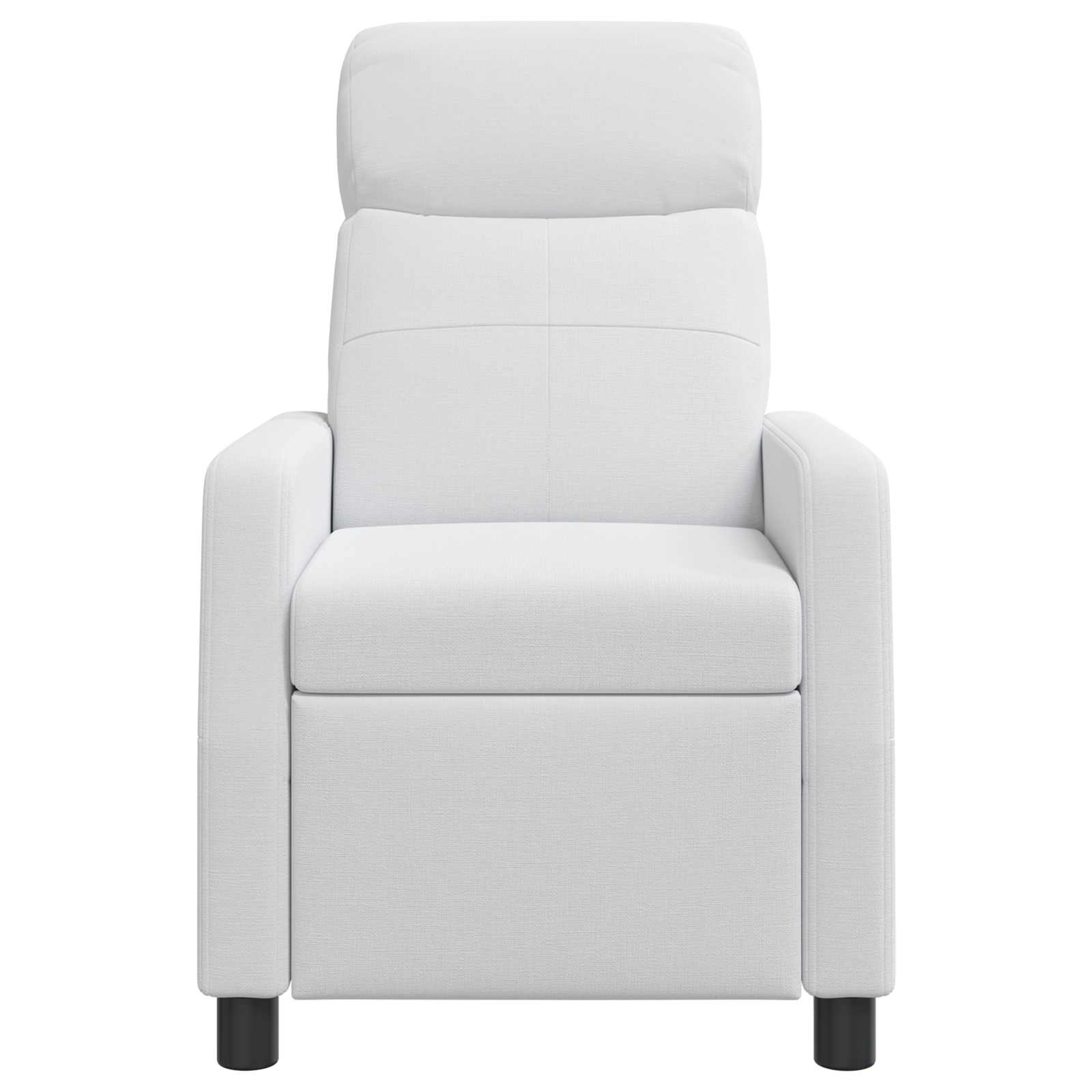 Massage Recliner Wit Stof