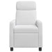 Massage Recliner Wit Stof
