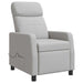 Massage Recliner Wolkengrijs Stof Wolkengrijze stof