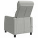 Massage Recliner Wolkengrijs Stof Wolkengrijze stof