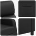 Relaxfauteuil Zwart Kunstleer