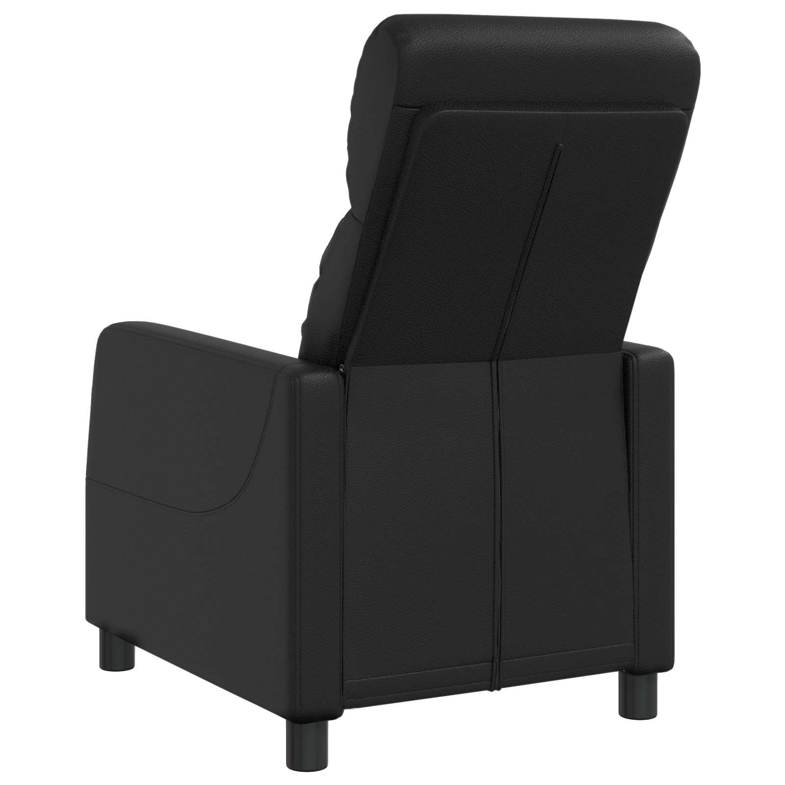 Relaxfauteuil Zwart Kunstleer