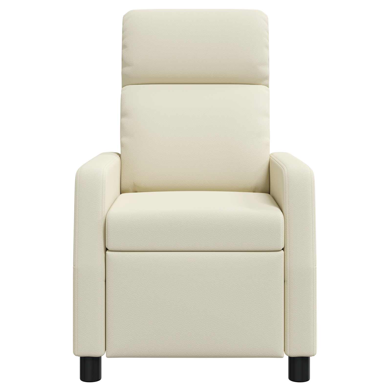 Relaxfauteuil Crèmekleurig Kunstleer