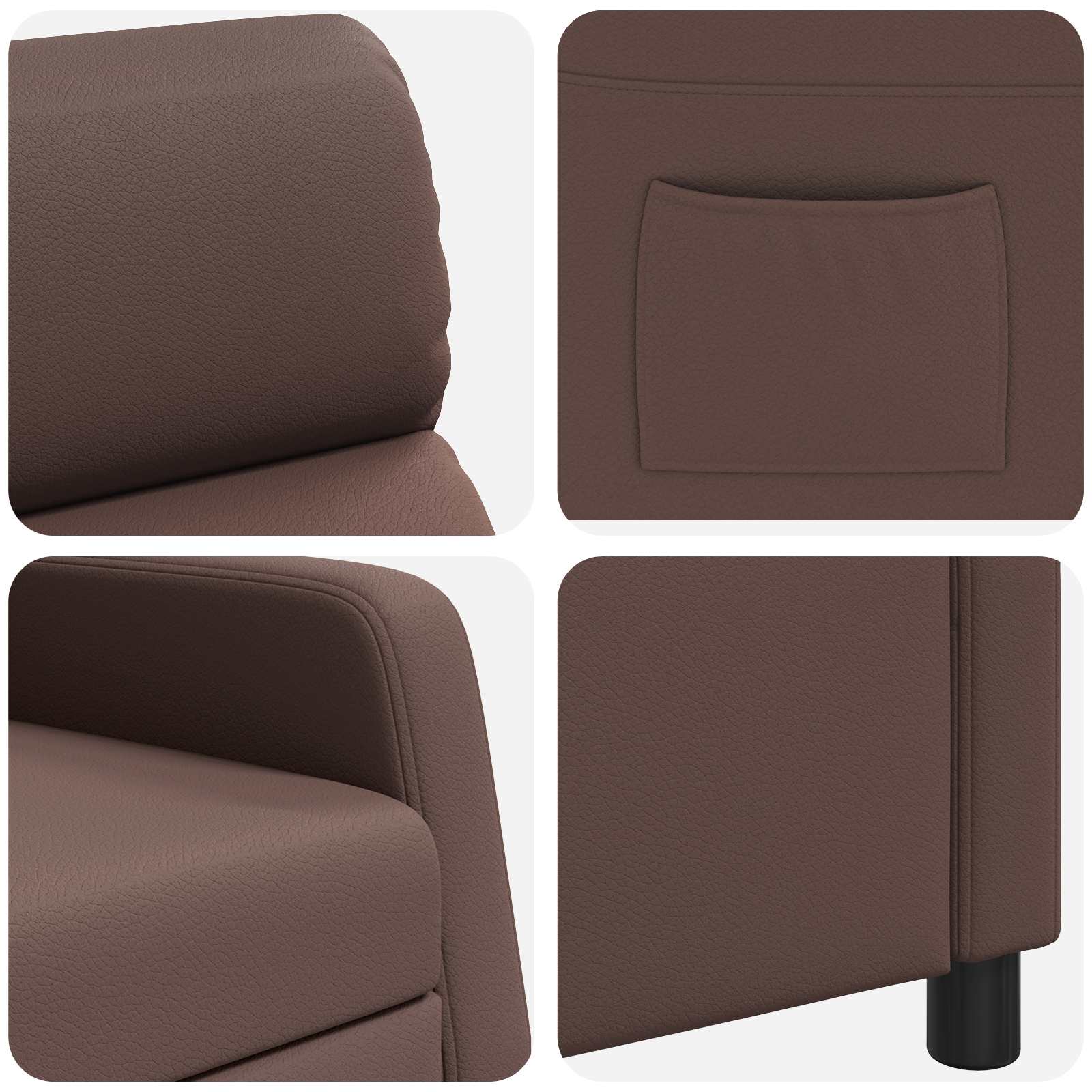Relaxfauteuil Bruin Kunstleer