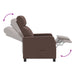 Relaxfauteuil Bruin Kunstleer