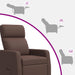 Relaxfauteuil Bruin Kunstleer