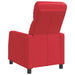 Relaxfauteuil Rood Kunstleer