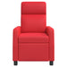 Relaxfauteuil Rood Kunstleer
