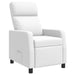Relaxfauteuil Wit Kunstleer