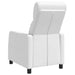Relaxfauteuil Wit Kunstleer