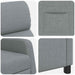 Relaxfauteuil Lichtgrijs Stof