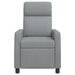 Relaxfauteuil Lichtgrijs Stof