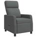 Relaxfauteuil Donkergrijs Stof