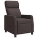 Relaxfauteuil Donkerbruin Stof