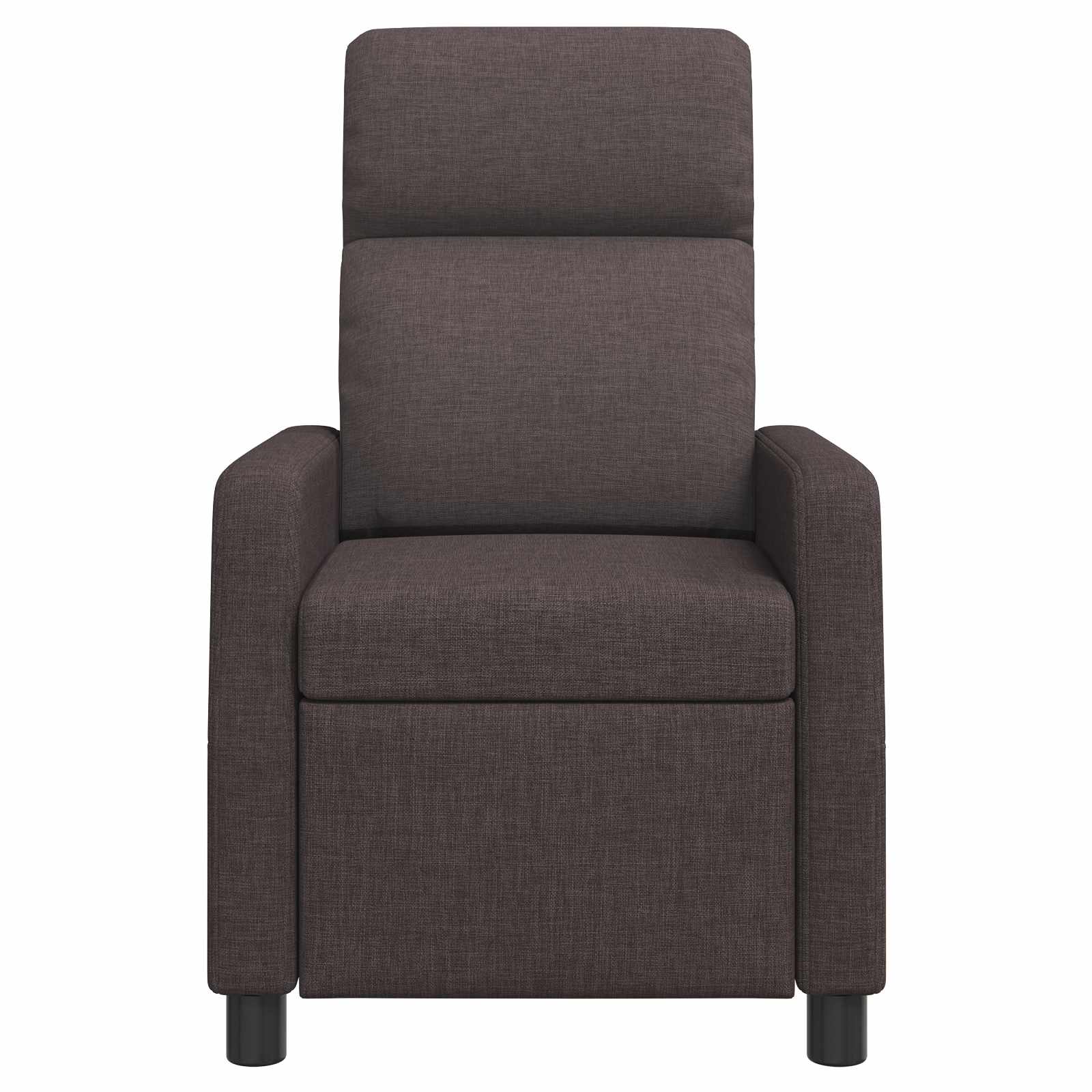 Relaxfauteuil Donkerbruin Stof