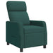 Relaxfauteuil Donkergroen Stof